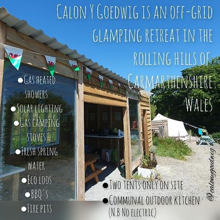 Hotel Calon Y Goedwig Glamping Llandovery Esterno foto